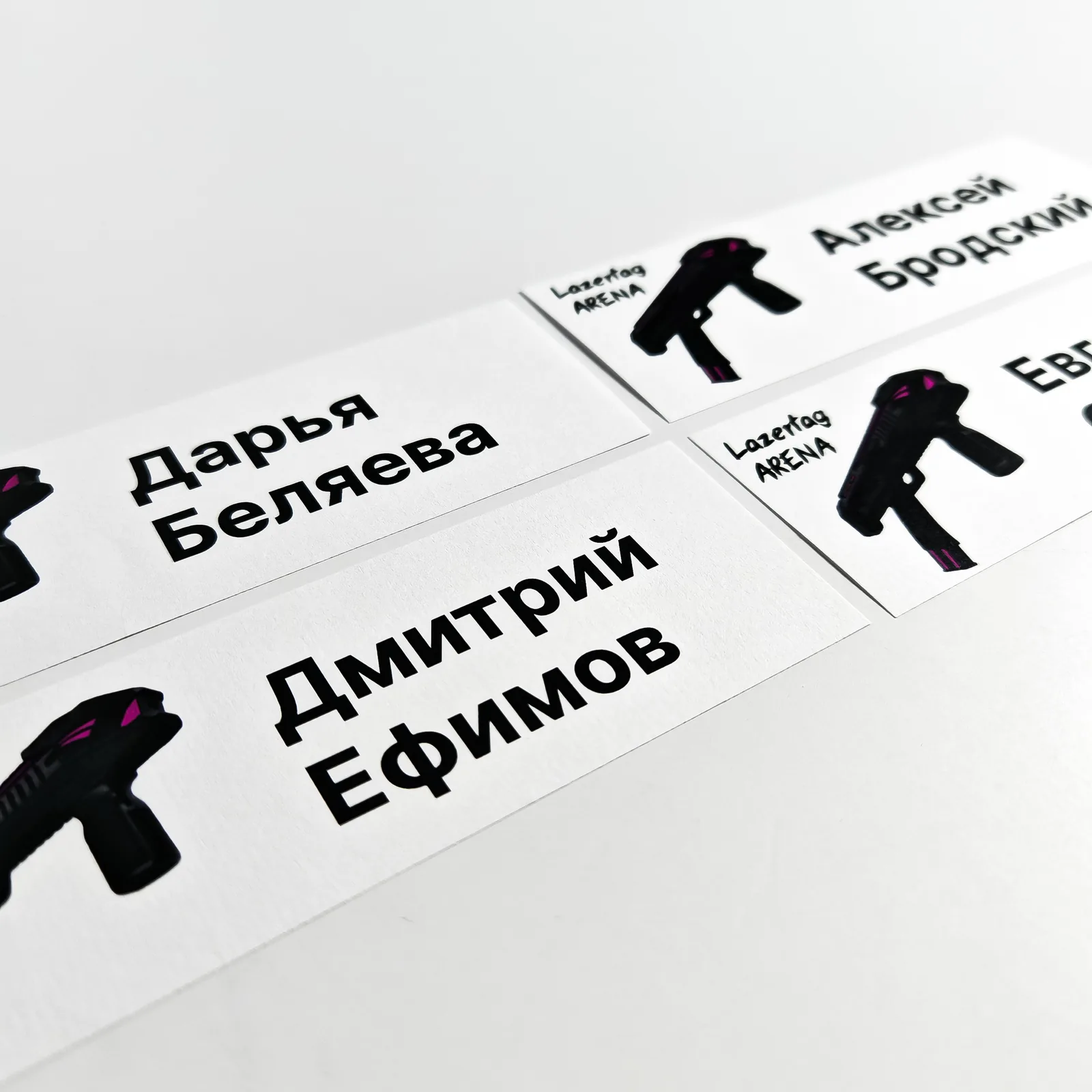Персонализированные детские наклейки — образец выполненного тиража